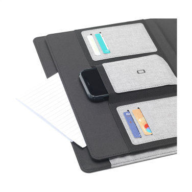 Logo trade promotional gifts image of: Quest Portfolio RCS RPET A4  document folder