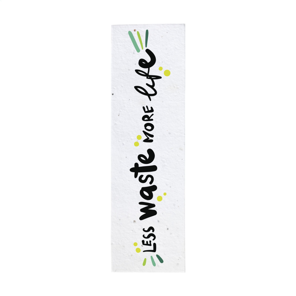 Logotrade promotional gift image of: Seed Paper Bookmark