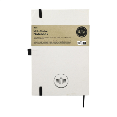 Logotrade promotional merchandise picture of: Milk-Carton Paper Notebook A5