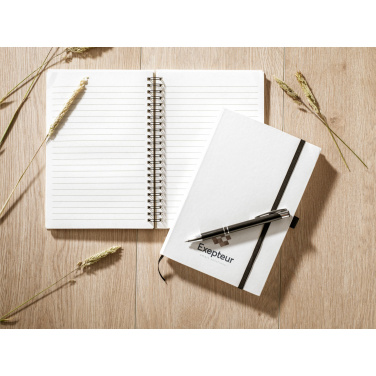 Logo trade promotional products image of: Milk-Carton Wire-O Paper Notebook A5