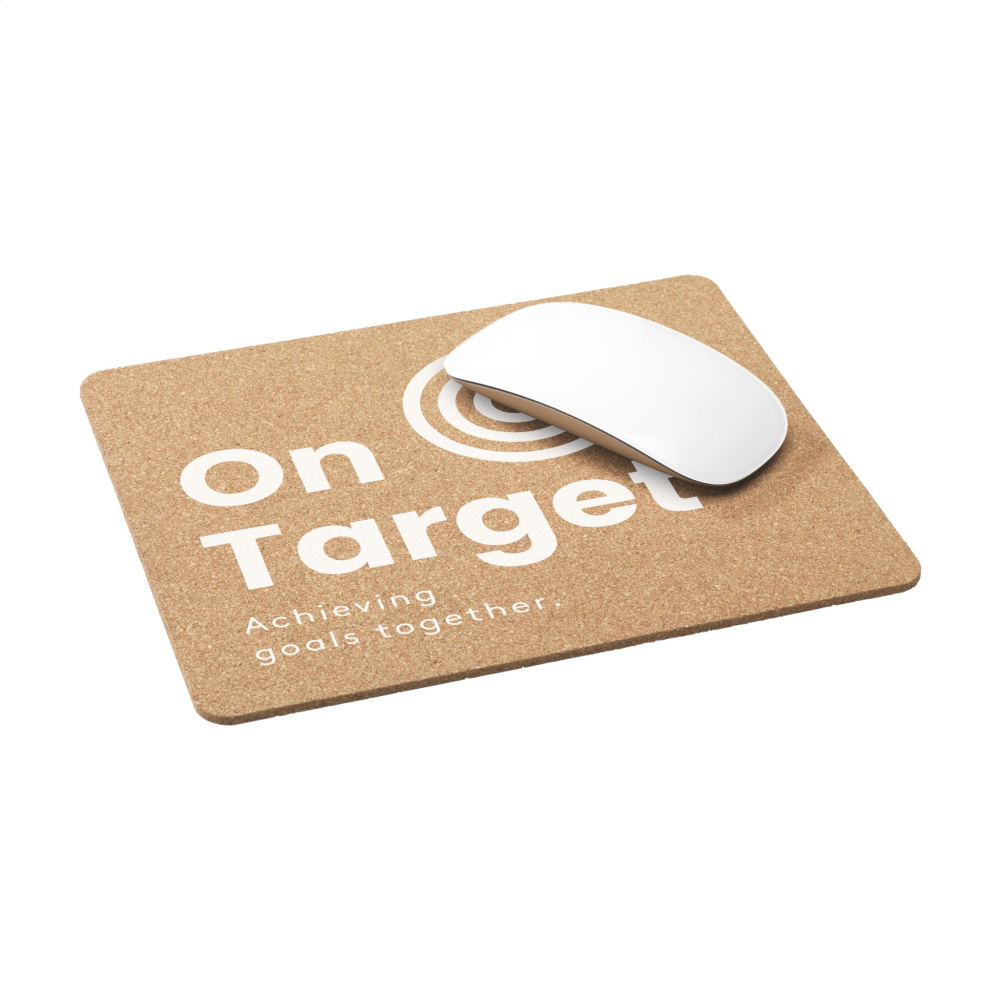 Logo trade advertising products image of: Lisbao Cork Mousepad