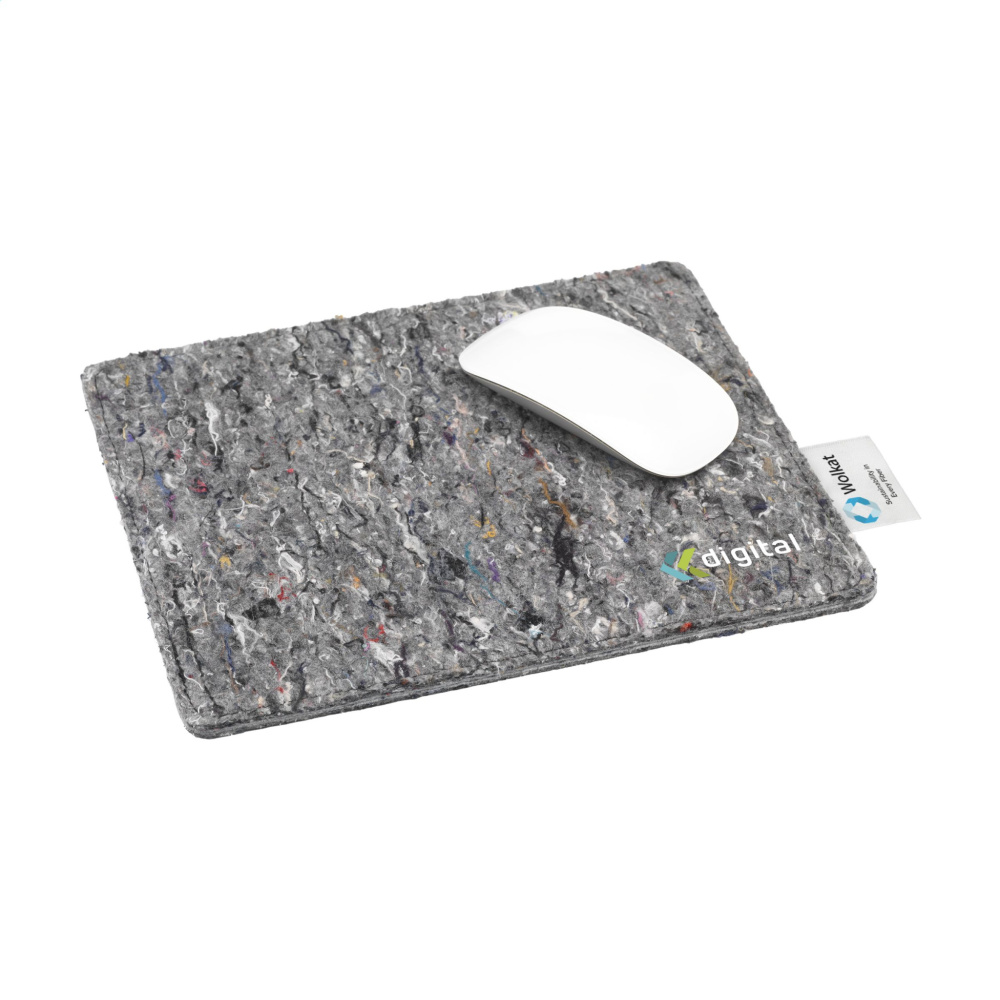 Logotrade promotional merchandise image of: Wolkat Tangier Recycled Textile Mousepad