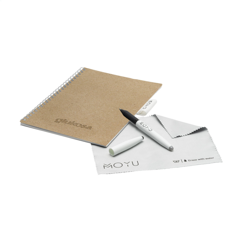 Logotrade promotional merchandise image of: MOYU Erasable Stone Paper Notebook CraftCover 18 pages