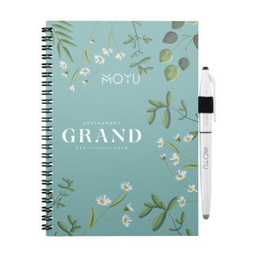 Logo trade promotional merchandise photo of: MOYU Erasable Stone Paper Notebook Custom SoftCover