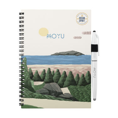 Logotrade business gift image of: MOYU Erasable Stone Paper Notebook Custom SoftCover