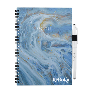 Logotrade promotional merchandise photo of: MOYU Erasable Stone Paper Notebook Custom SoftCover