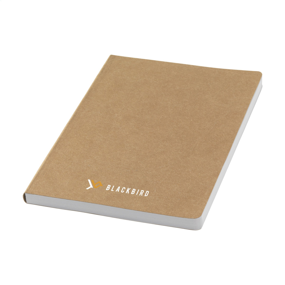 Logotrade business gift image of: Paper Notebook GRS Washable Kraft Cover A5