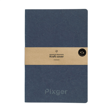 Logo trade promotional product photo of: Paper Notebook GRS Washable Kraft Cover A5