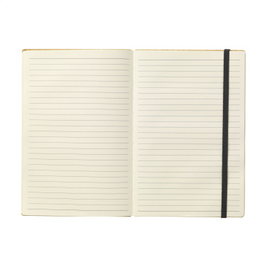 Logotrade promotional item image of: Bamboo Journal Naked Spine Paper Notebook A5