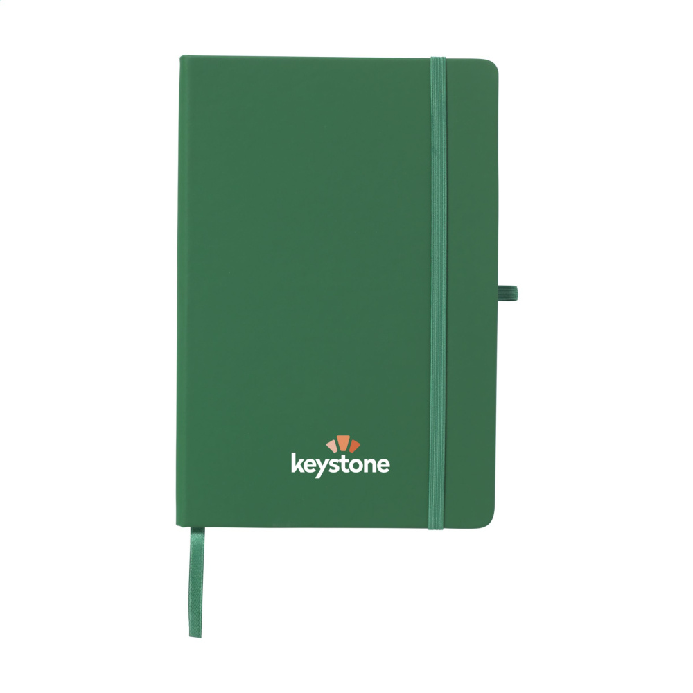 Logo trade promotional items picture of: Recycled GRS PU Paper Notebook A5