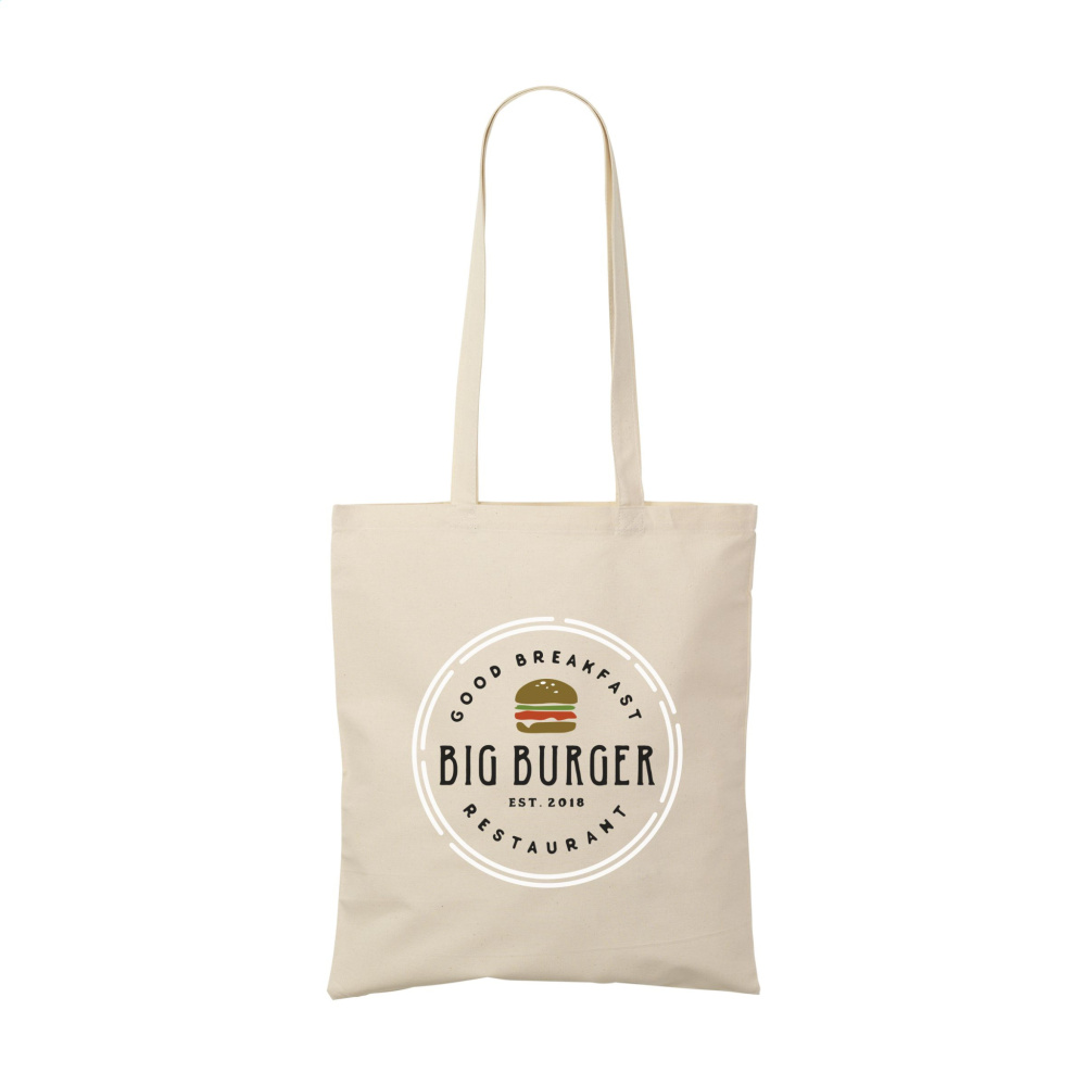 Logo trade promotional gifts picture of: ShoppyBag (180 g/m²) long handles cotton bag