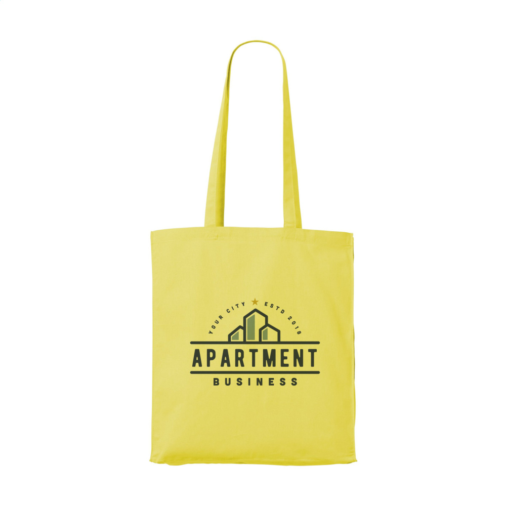 Logo trade corporate gifts image of: Colour Square Bag (160 g/m²) cotton bag