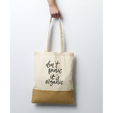 Logotrade promotional product image of: Combi Organic Shopper (160 g/m²) bag