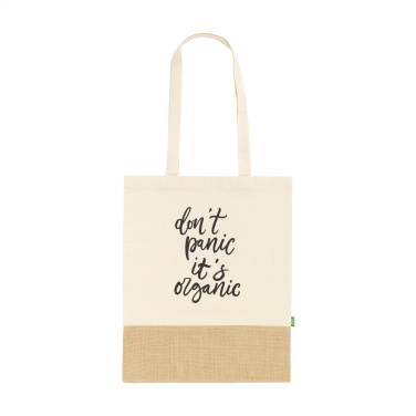 Logo trade advertising products image of: Combi Organic Shopper (160 g/m²) bag