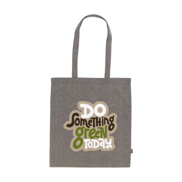 Logotrade promotional item picture of: GRS Recycled Cotton Shopper (180 g/m²) bag