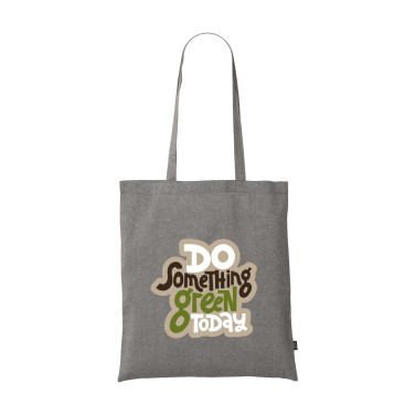 Logotrade promotional items photo of: GRS Recycled Cotton Shopper (180 g/m²) bag