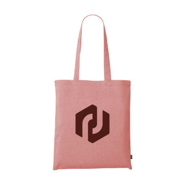 Logo trade promotional merchandise picture of: GRS Recycled Cotton Shopper (180 g/m²) bag