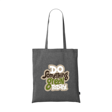 Logotrade advertising product picture of: GRS Recycled Cotton Shopper (180 g/m²) bag