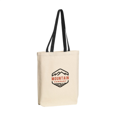 Logo trade promotional items image of: Canvas Shoppy Colour (220 g/m²) bag