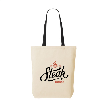 Logo trade promotional giveaways picture of: Canvas Shoppy Colour (220 g/m²) bag