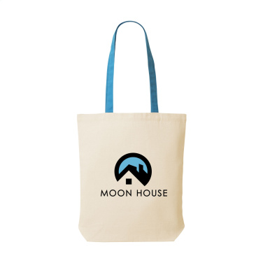 Logo trade promotional gifts picture of: Canvas Shoppy Colour (220 g/m²) bag