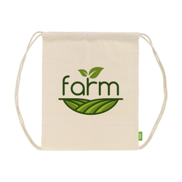 Logotrade promotional merchandise image of: Organic Cotton GOTS Promo (140 g/m²) backpack