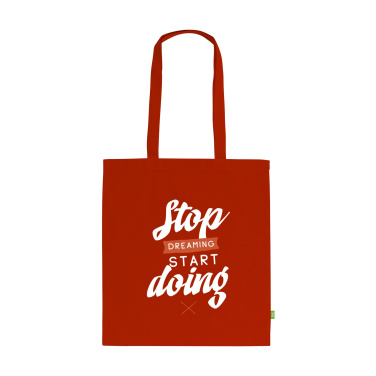 Logotrade promotional giveaway image of: Organic Cotton Shopper (140 g/m²) bag