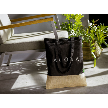 Logotrade promotional giveaway image of: Combi Organic Shopper (160 g/m²) bag