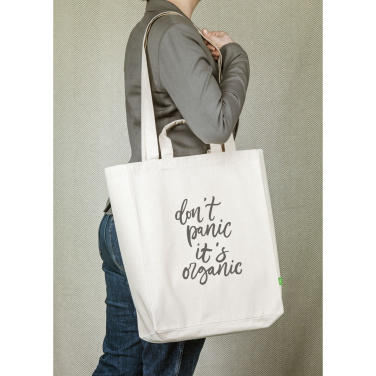 Logotrade promotional gift picture of: Organic Cotton Canvas Tote Bag (280 g/m²)