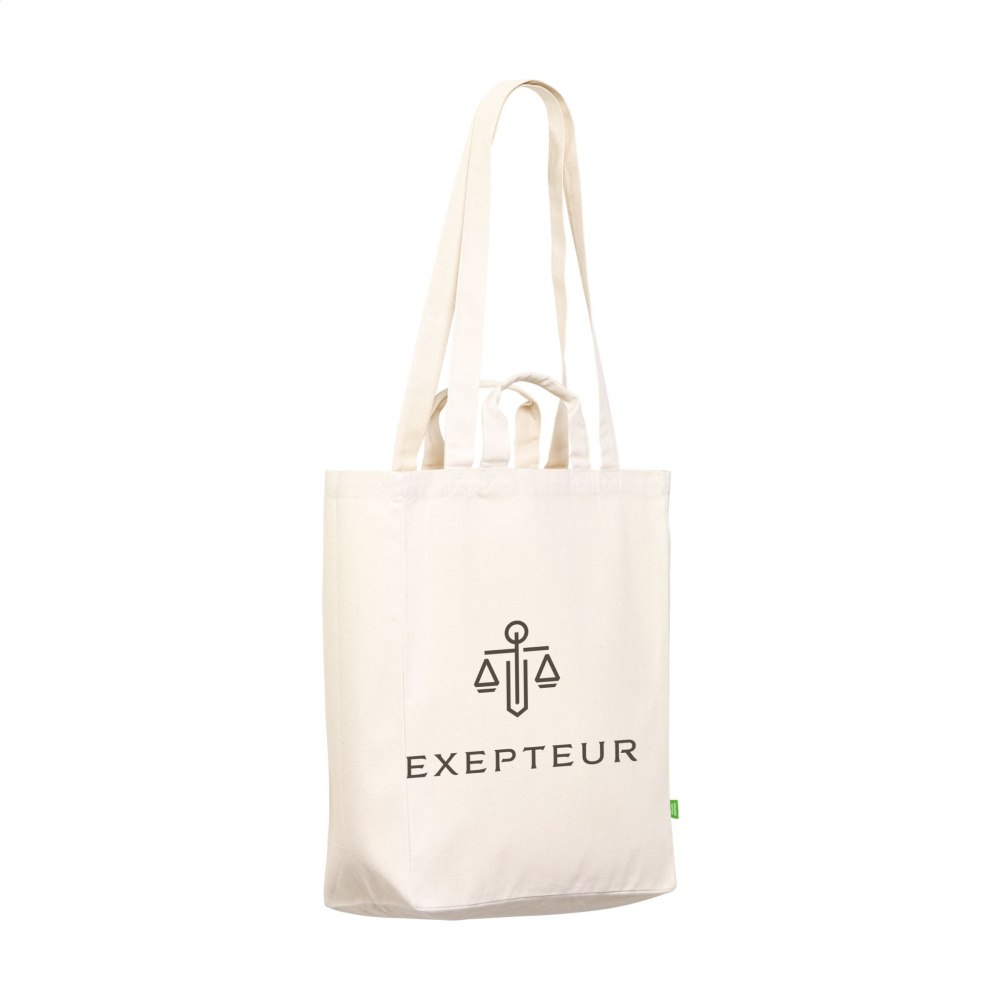 Logo trade promotional merchandise image of: Organic Cotton Canvas Tote Bag (280 g/m²)