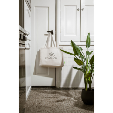 Logo trade promotional giveaways image of: ECO Shopper Organic Cotton (180 g/m²) shopping bag