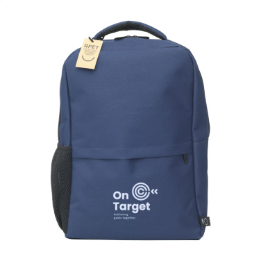 Logo trade corporate gifts image of: Finley GRS RPET Laptop Backpack