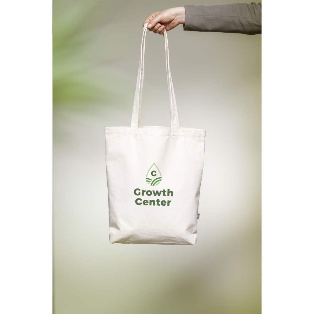 Logotrade promotional gifts photo of: GRS Recycled Canvas Bag Natural (260 g/m²)