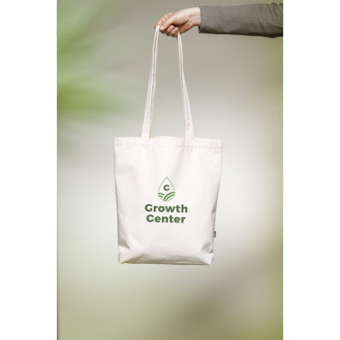 Logo trade corporate gift photo of: GRS Recycled Canvas Bag Natural (260 g/m²)