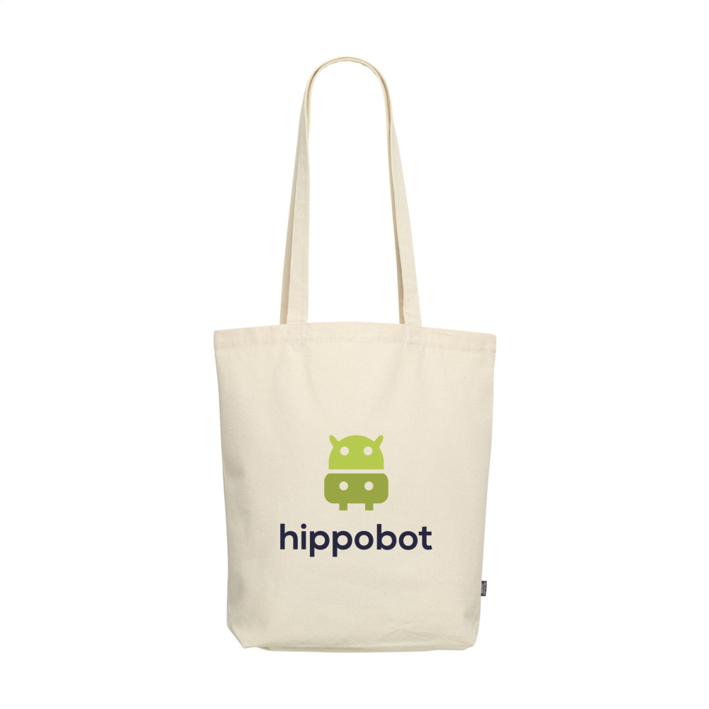 Logo trade promotional merchandise picture of: GRS Recycled Canvas Bag Natural (260 g/m²)