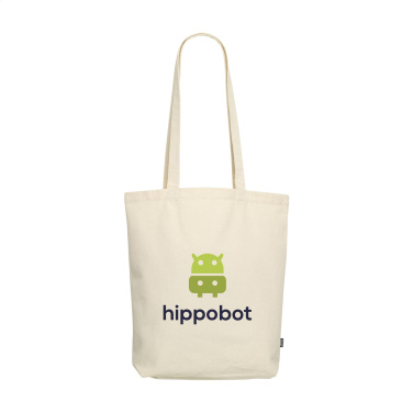 Logotrade promotional item image of: GRS Recycled Canvas Bag Natural (260 g/m²)