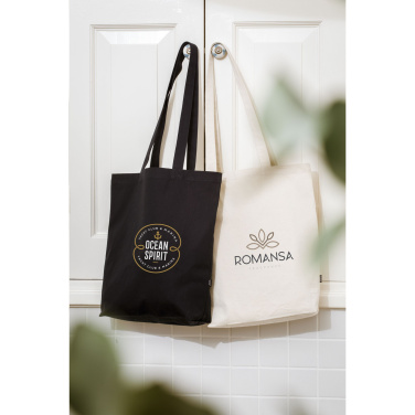 Logo trade advertising products picture of: GRS Recycled Canvas Bag Natural (260 g/m²)