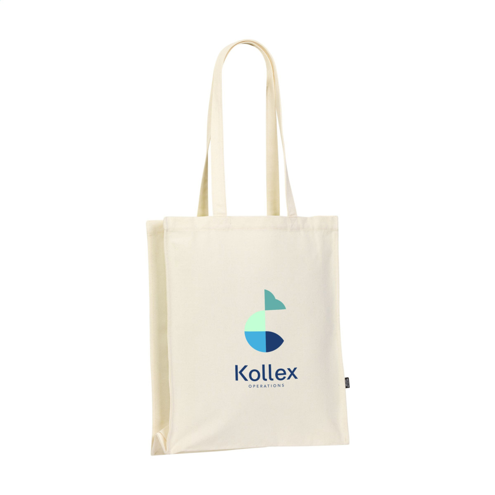 Logo trade promotional giveaways image of: Solid Bag GRS Recycled Canvas (340 g/m²)