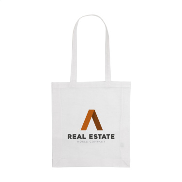 Logotrade promotional item image of: Colour Square Bag GRS Recycled Cotton (150 g/m²)