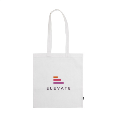 Logo trade corporate gifts image of: Shoppy Colour Bag GRS Recycled Cotton (150 g/m²)