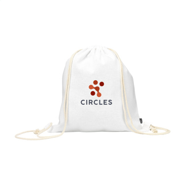 Logotrade business gift image of: PromoColour GRS Recycled Cotton Backpack (150 g/m²)