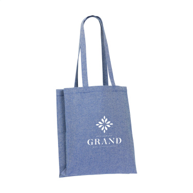 Logo trade business gifts image of: Melange Shopper GRS Recycled Canvas (280 g/m²) bag