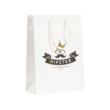 Logo trade advertising product photo of: Leaf It Bag recycled with straw fibres (180 g/m²) M