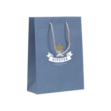 Logo trade advertising products picture of: Leaf It Bag recycled with jeans fibres (180 g/m²) M