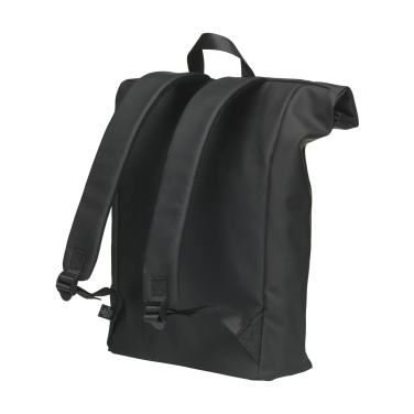 Logo trade corporate gift photo of: Lennon Roll-Top Recycled Backpack