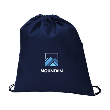 Logotrade promotional giveaway picture of: Non-Woven Promobag GRS RPET backpack