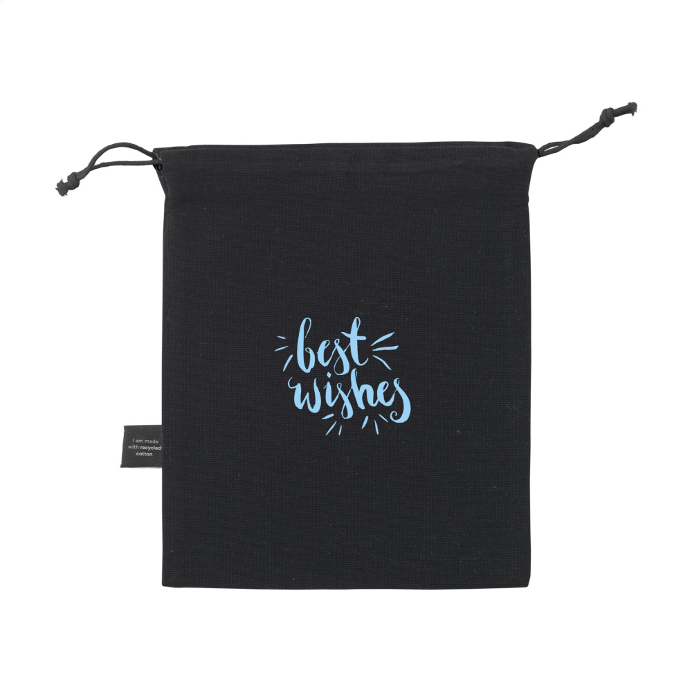 Logo trade promotional items image of: Gift Pouch GRS Recycled Cotton (150 g/m²) S