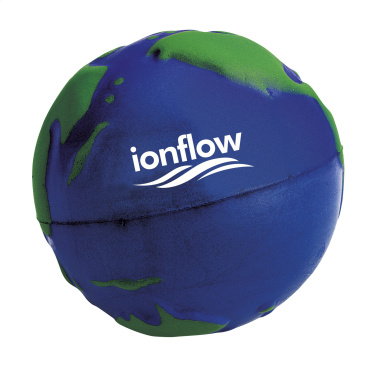 Logotrade promotional giveaway image of: StressGlobe Ø 6.5cm stressball