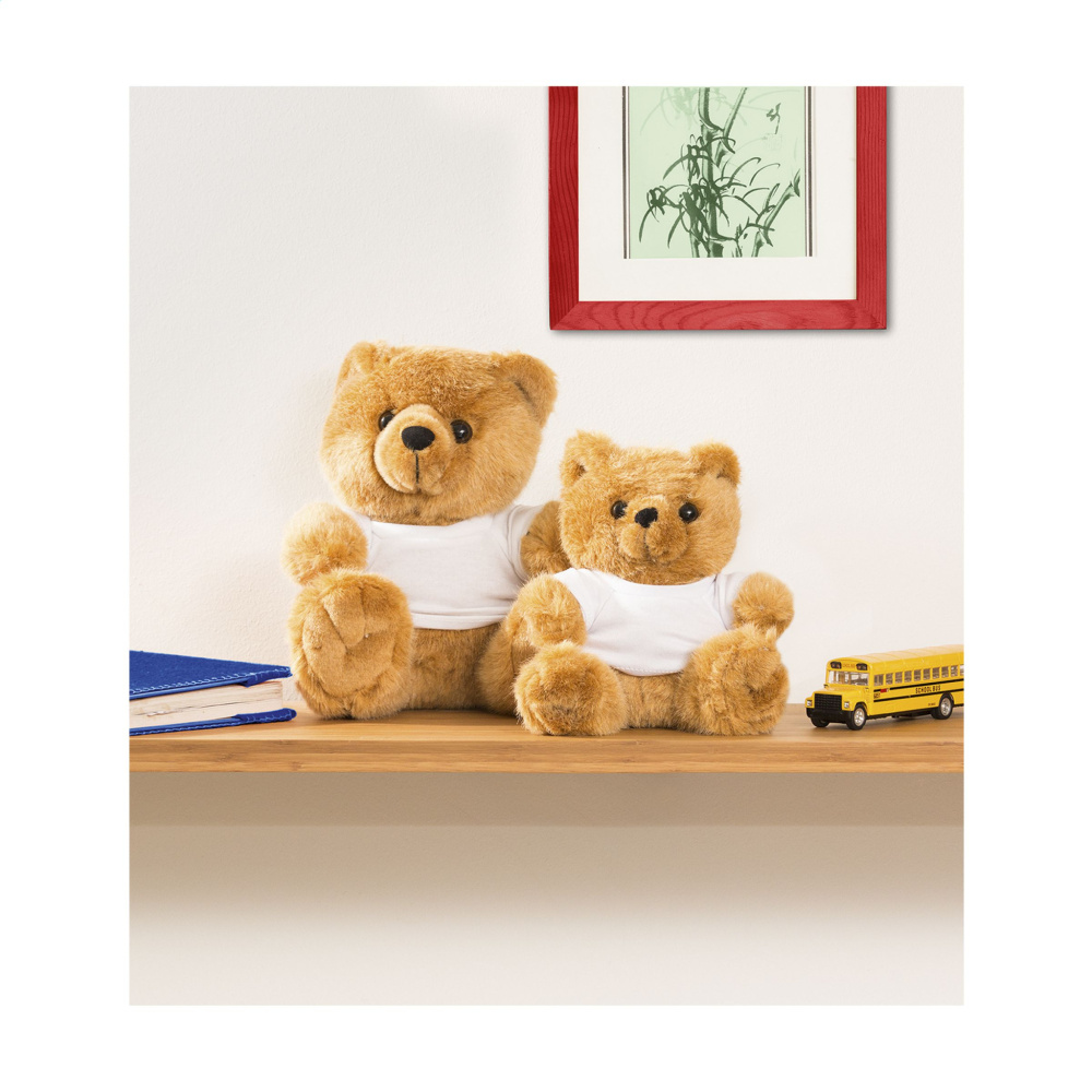 Logo trade promotional merchandise picture of: Browny Bear cuddle toy