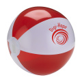 BeachBall Ø 24 cm, white/red